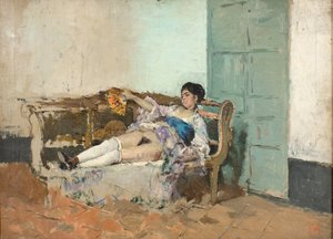 Carmen Bastián by Marià Fortuny Marsal