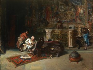 The Print Collector by Marià Fortuny Marsal