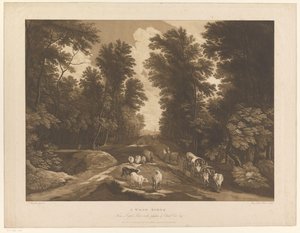 A Wood Scene by Maria Catharina Prestel