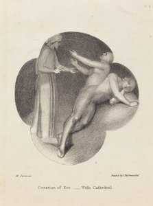 Creation of Eve, from Wells Cathedral by Maria Denman after John Flaxman
