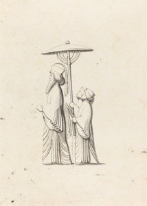 Sculpture at Persepolis, from Le Bruyn