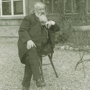 Portrait of the Composer Johannes Brahms by Maria Fellinger