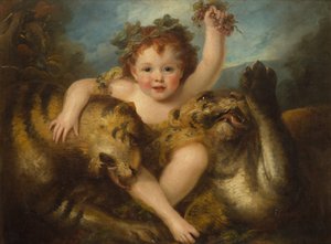 Portrait of the Hon. George Lamb, as the Infant Bacchus by Maria Hadfield Cosway