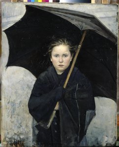 The Umbrella by Maria Konstantinova Bashkirtseva