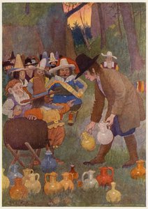 Illustration for the Story of Rip Van Winkle
