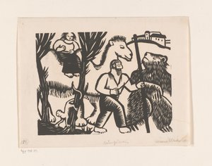 Bear Leader by Maria Uhden (signed by artist)