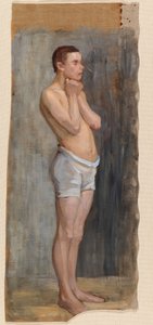 Nude Study, Standing Boy