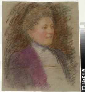 Portrait of Miss Anna Wiik, Study by Maria Wiik