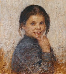 Portrait of a Girl by Maria Wiik
