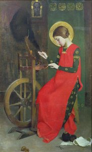 St. Elizabeth of Hungary Spinning Wool for the Poor