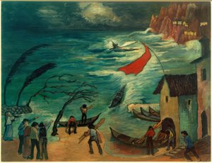 Fishermen in the Storm by Marianne von Werefkin