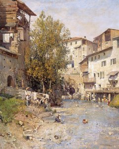 Landscape with a Village on the Outskirts of Rome