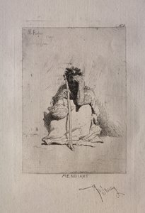 Crouching Beggar by Mariano Fortuny y Carbó