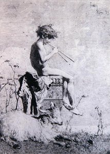 Idyll by Mariano José María Bernardo Fortuny y Carbó