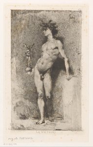 Naked Man with Nike by Mariano José María Bernardo Fortuny y Carbó