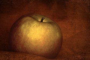 Moody Golden Apple by Marie-anne Stas