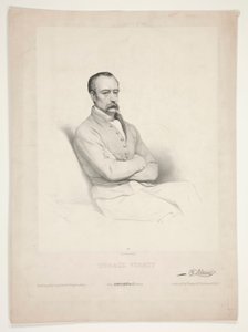 Portrait of Horace Vernet by Marie Alexandre Alophe