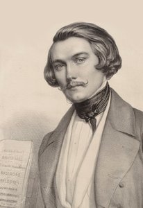 Portrait of pianist and composer Alfred Quidant