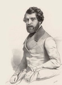 Portrait of the Composer Federico Ricci, 1809-1877, 1844