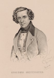 Portrait of the Composer Giacomo Meyerbeer, 1836