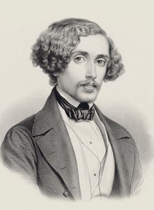 Portrait of the Pianist and Composer Julius Schulhoff 1825-1898, 1850