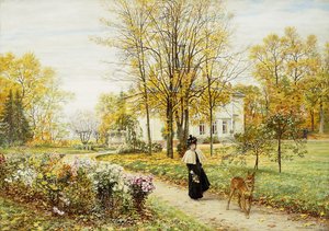 Promenade on an Autumn Day