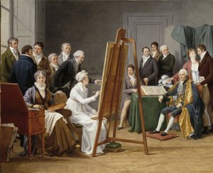 The Time in the Atelier of Madame Vincent by Marie Gabrielle Capet