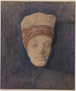 Head of Kore (Acropolis Museum Inv. 696) by Marie Henriques