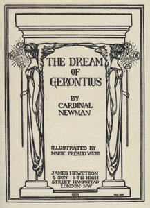 Illustration for The Dream Of Gerontius by Cardinal Newman by Marie Preaud Webb