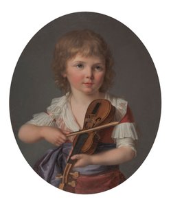 Master Henri Gabiou Playing the Violin
