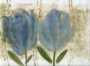 Blue Tulips 2 by Marina Falco