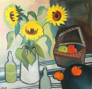 Cheerful Sunflower Harvest