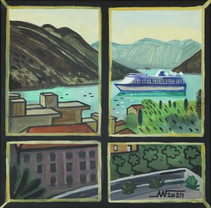 Coastal Window View