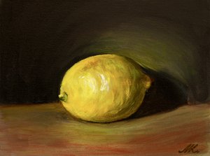 Bright Lemon Still Life by Marina Kozyr