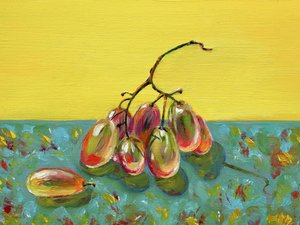 Colorful Grapes Still Life by Marina Kozyr