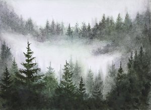 Misty Forest Serenity