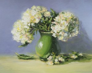 Serene Floral Still Life by Marina Kozyr