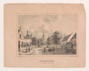 Village View in Amerongen by Marinus Adrianus van Straten