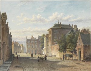 The Gedempte Burgwal in The Hague