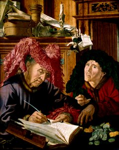 Two Tax Gatherers by Marinus van Reymerswaele