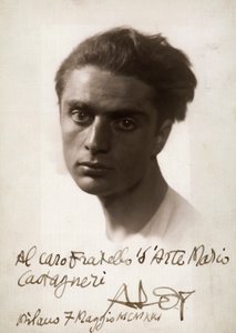 Portrait of the painter Roberto Aloy, June 7, 1921 by Mario Castagneri