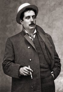Portrait of the Musician Composer Giacomo Puccini (1858-1924)