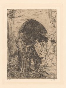 Donkey Driver in Constantinople by Marius Bauer (signed by artist)