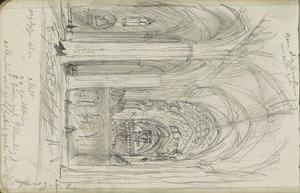 Interior of the Cathedral of Seville by Marius Bauer