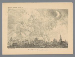 Saint Nicholas in Amsterdam (title on object)