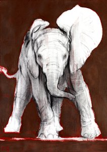 One Ear Up, 2018 by Mark Adlington