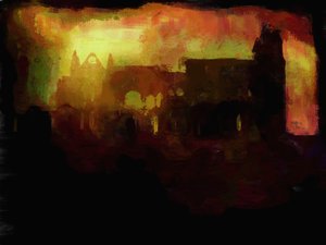 Whitby Abbey - Sunset