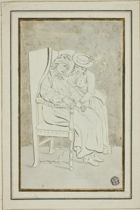 Old Man with Young Woman
