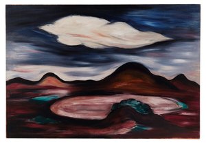 Landscape with Single Cloud by Marsden Hartley