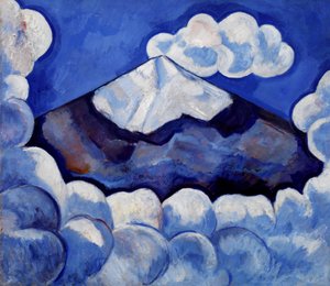 Popocatepetl, Spirited Morning-- Mexico by Marsden Hartley